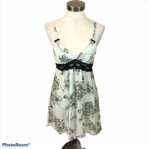 Apt 9 Tiffany Blue and Black Sexy‎ Nightgown Small